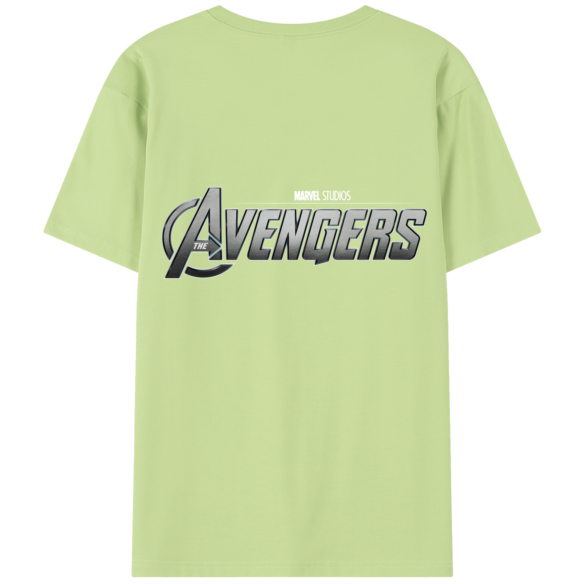 （画像用） アベンジャーズ The Avengers 綿100％半袖Tシャツ（背面プリント）